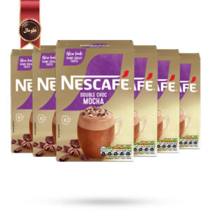 6 بسته کافی میکس نسکافه Nescafe مدل موکا دابل چوکو Double Choc Mocha پک 8 تایی