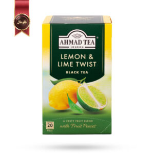 چای احمد Ahmad Tea مدل لیمو و لیمو تویست Lemon & Lime Twist پک 20 تایی