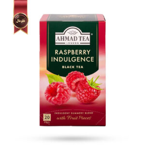 چای احمد Ahmad Tea مدل لذت تمشک Raspberry Indulgence پک 20 تایی