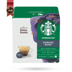 کپسول قهوه دولچه گوستو استارباکس starbucks dolce gusto مدل اسپرسو رست espresso roast پک 12 عددی