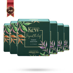 6 بسته چای احمد کیو Ahmad Tea Kew مدل مجموعه فراتر از برگ Beyond the Leaf Collection پک 40 تایی