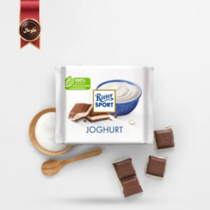 شکلات تخته ای ریتر اسپرت Ritter sport مدل ماست خامه ای Joghurt وزن 100 گرم