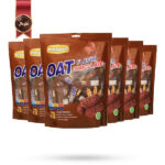 6 بسته شکلات غلات اوت چوکو شکلاتی Oat choco مدل mazzex وزن 400 گرم