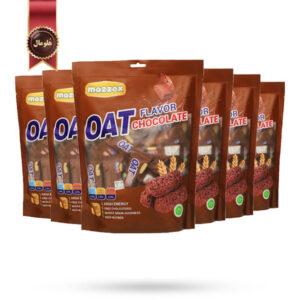 6 بسته شکلات غلات اوت چوکو شکلاتی Oat choco مدل mazzex وزن 400 گرم