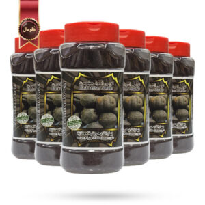 6 ادویه بحرینی Bahraini spices مدل پودر لیمو سیاه Black Lemon Powder وزن 250 گرم