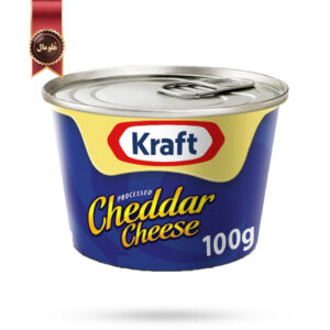 پنیر کرافت KRAFT مدل چدار Cheddar وزن 100 گرم