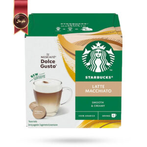 کپسول قهوه دولچه گوستو استارباکس starbucks dolce gusto مدل لاته ماکیاتو Latte Macchiato پک 12 عددی