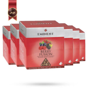 6 بسته چای امیننت eminent مدل انواع توت Berry Fusion پک 20 تایی