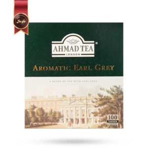 چای سیاه احمد Ahmad Tea مدل آروماتیک ارل گری Aromatic Earl Grey پک 100 تایی