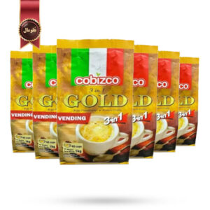 6 بسته کافی میکس 3 در1 کوبیزکو Cobizco مدل گلد Gold وزن یک کیلویی