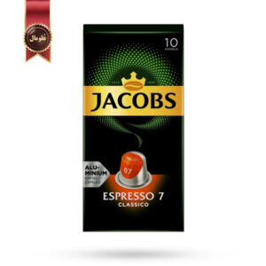 کپسول قهوه جاکوبز Jacobs مدل اسپرسو کلاسیکو Espresso Classico پک 10 تایی