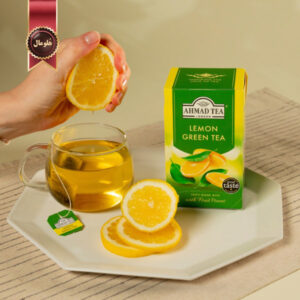 چای احمد Ahmad Tea مدل چای سبز لیمو Lemon Green Tea پک 20 تایی