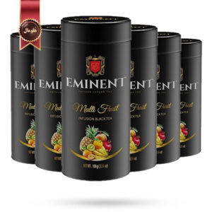 6 عدد چای امیننت eminent مدل چند میوه Multi Fruit وزن 100گرم