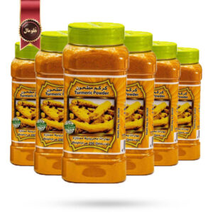 6 عدد ادویه بحرینی Bahraini spices مدل پودر زرد چوبه Turmeric Powder وزن 250 گرم