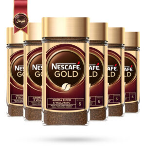 6 عدد قهوه فوری نسکافه گلد Nescafe Gold وزن 200 گرم (اورجینال فرانسه)