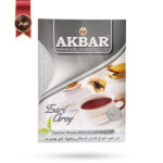 چای اکبر Akbar مدل ارل گری Earl Grey وزن 500 گرم