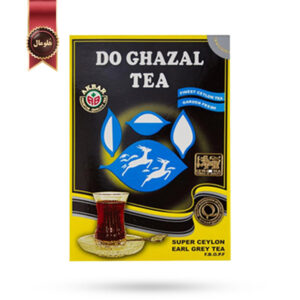 چای دو غزال Do Ghazal مدل ارل گری Earl grey وزن 500 گرم