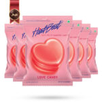 6 بسته آبنبات عشق هارتبیت hartbeat مدل طعم توتی فروتی Tutti frutti وزن 150 گرم
