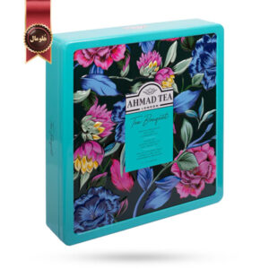 چای احمد Ahmad Tea مدل مجموعه دسته گل چای کیدی Tea Bouquet Collection Caddy پک 72 تایی