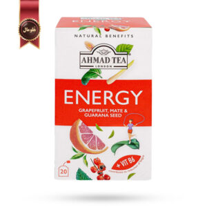 چای گیاهی احمد Ahmad Tea مدل انرژی زا Energy پک 20 تایی