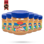 6 عدد کره بادام زمینی آمریکن گرین american green مدل کرانچی crunchy وزن 340 گرم