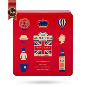 چای احمد Ahmad Tea مدل مجموعه چهارگانه چای انگلیسی English Tea Four Collection پک 32 تایی