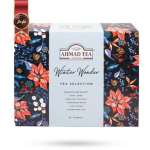 چای احمد Ahmad Tea مدل مجموعه چای زمستان جادویی Winter Wonder Tea Selection پک 60 تایی