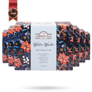 6 عدد چای احمد Ahmad Tea مدل مجموعه چای زمستان جادویی Winter Wonder Tea Selection پک 60 تایی