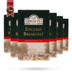 6 بسته چای احمد Ahmad Tea مدل برگ آزاد صبحانه انگلیسی English Breakfast Loose tea وزن 500 گرم
