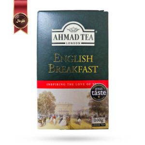 چای احمد Ahmad Tea مدل صبحانه انگلیسی چای فله English Breakfast Loose tea وزن 100 گرم