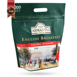 چای سیاه احمد Ahmad Tea مدل صبحانه انگلیسی بدون برچسب Tagless English Breakfast پک 300 تایی