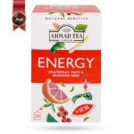 چای گیاهی احمد Ahmad Tea مدل انرژی زا Energy پک 20 تایی