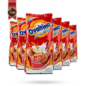 6 بسته پودر شکلات مالت اوالتین Ovaltine مدل ترکیبی کامل All In One وزن 840 گرم