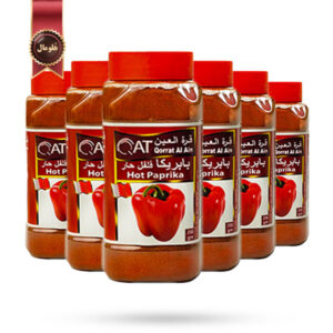 6 عدد فلفل پاپریکا قرة العین Qorrat Al Ain مدل پاپریکا تند Hot Paprika وزن 250 گرم