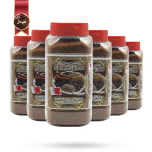 6 عدد ادویه بحرینی Bahraini spices مدل ادویه هفت‌گانه Seven Spices وزن 250 گرم