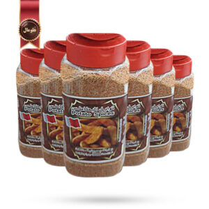 6 عدد ادویه بحرینی Bahraini spices مدل ادویه سیب‌زمینی Potato Spices وزن 300 گرم