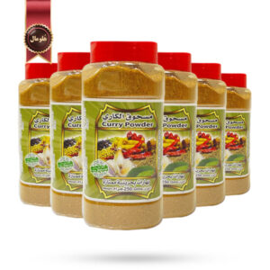 6 عدد ادویه قره العین Qorrat Al Ain مدل ادویه کاری Curry Powder وزن 250 گرم