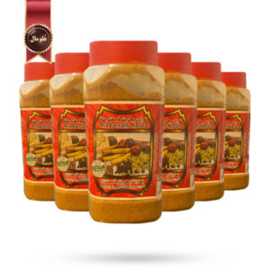 6 عدد ادویه قره العین Qorrat Al Ain مدل ادویه مخلوط Mix Bahraini Masala وزن 250 گرم