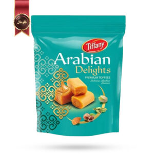 تافی عربی تیفانی Tiffany مدل کاراملی Caramel وزن 600 گرم