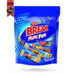 شکلات ویفری تیفانی Tiffany مدل ترکیبی ۴ نوع Break Mini Fun پک 22 عددی