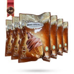 6 بسته بیسکویت قیفی براوو چاکلت BRAVO CHOCOLATE مدل شکلاتی Chocolate وزن 300 گرم