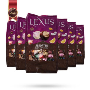 6 بسته شکلات توپی اِی‌اِن‌اِل لکسوس ANL Lexus مدل طعم های متنوع Assorted وزن یک کیلویی
