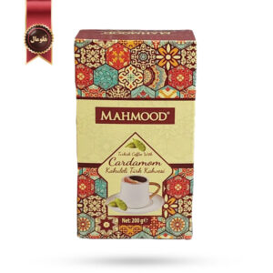 قهوه ترک محمود Mahmood مدل هل دار Cardamom وزن 200 گرم