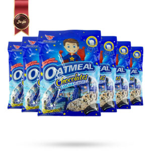 6 بسته شکلات غلات اوت میل Oat meal با طعم اورئو مدل YINGPAI وزن 400 گرم