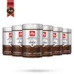 6 عدد دانه قهوه قوطی ایلی illy مدل هند India وزن 250 گرم