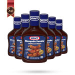 6 عدد سس کرافت Kraft مدل باربیکیو دودی Mesquite smoke barbecue وزن 510 گرم