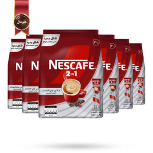 6 بسته قهوه فوری نسکافه Nescafe مدل 2 در 1 کلاسیک بدون شکر 2In1 Classic Sugar Free پک 30 ساشه ای