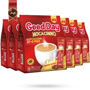 6 بسته کافی میکس گوددی good day مدل موکاچینو mococinno پک 35 ساشه ای (اورجینال)