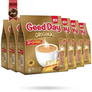 6 بسته کافی میکس گوددی good day مدل اورجینال original پک 35 ساشه ای (اورجینال)