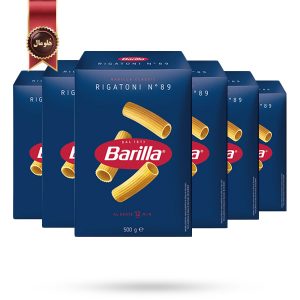 6 بسته ماکارونی باریلا Barilla مدل ریگاتونی Rigatoni وزن 500 گرم (اورجینال)